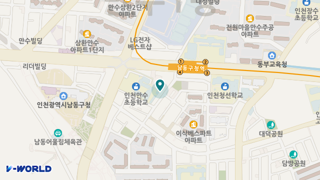 만수요양원 위치 지도