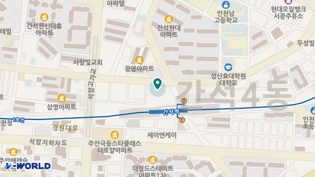 인천효요양원 위치 지도
