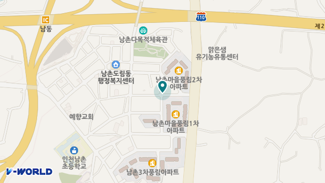 행복한남촌요양원 위치 지도