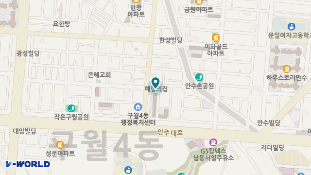 예랑요양원 위치 지도