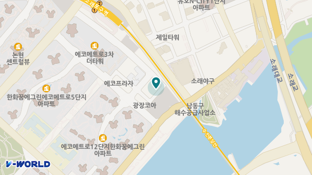 소래실버요양원 위치 지도