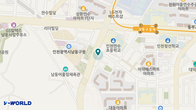 남동노인요양센터 위치 지도
