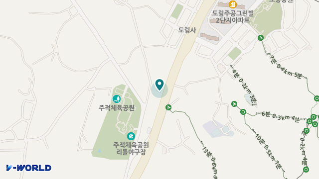 자연실버타운 위치 지도