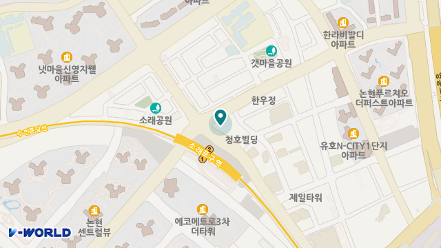 평강요양원 위치 지도