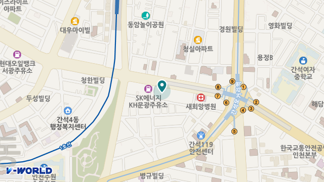 두경요양원 위치 지도