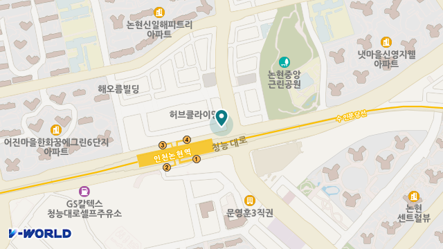 논현요양원 위치 지도