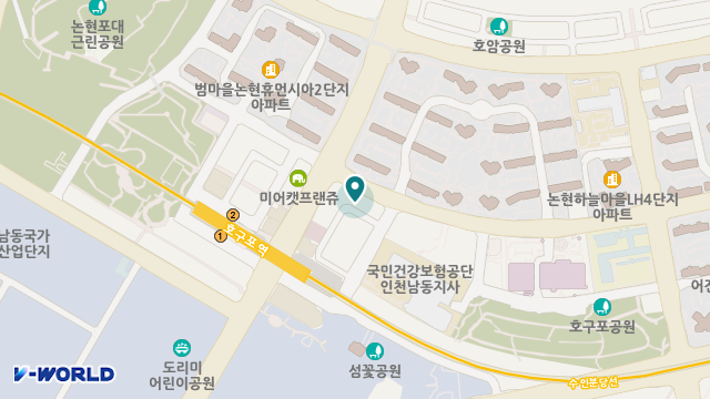 봄날요양원 위치 지도