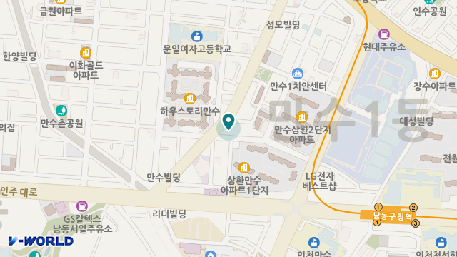 인천은빛요양원 위치 지도