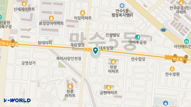 더사랑요양원 위치 지도