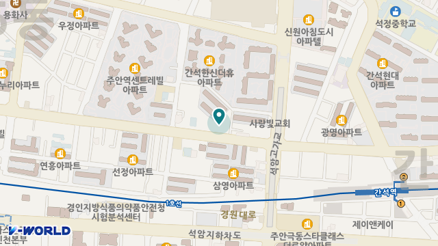 실버프리인천요양원 위치 지도
