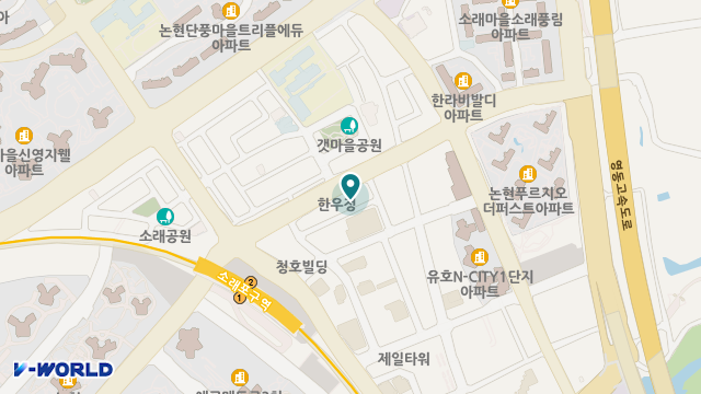 한결소래빌리지 위치 지도