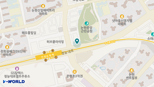미소지움요양원2 위치 지도