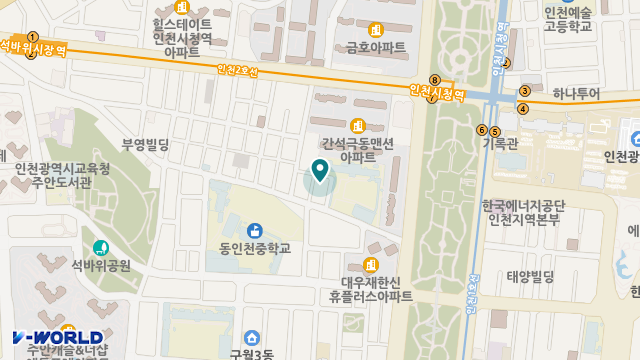 허브로움요양원 위치 지도