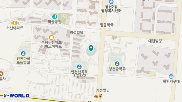 샤미나드의 집 위치 지도