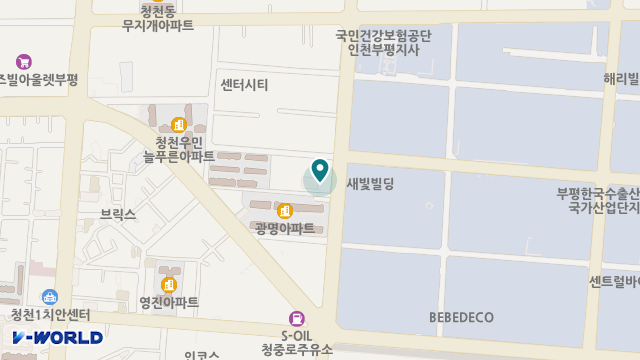 봄날인천요양원 위치 지도