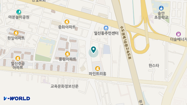 송암노인요양원 위치 지도