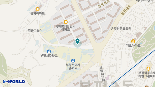 행복노인전문요양원 위치 지도