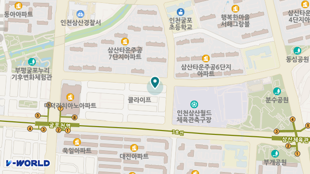 가족사랑 삼산요양원 위치 지도