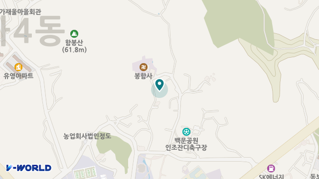 열우물 숲속 실버벨요양원 위치 지도