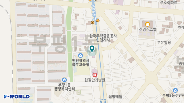 부평실버케어요양원 위치 지도