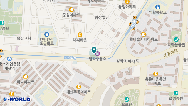 하나미엘요양원 위치 지도