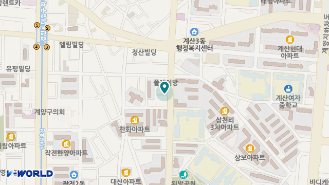 가족사랑 중앙 효 요양원 위치 지도