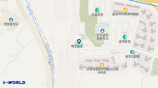 계양늘푸른요양원 위치 지도