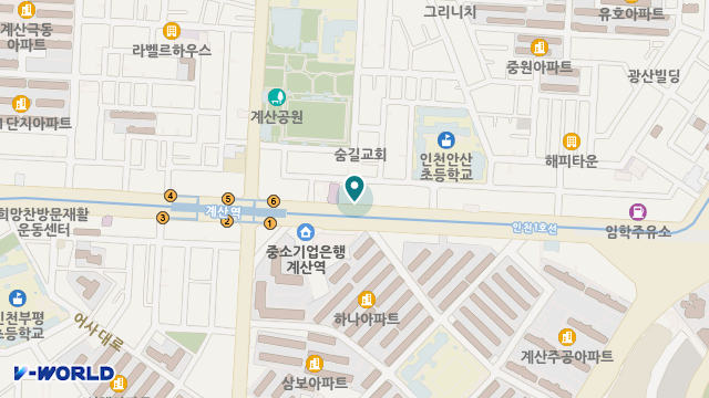그리심재활요양원 위치 지도