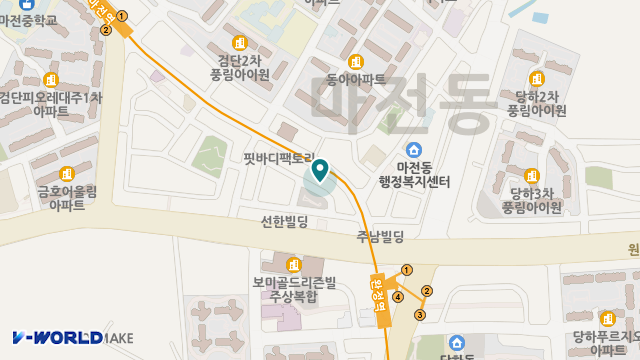 가현요양원 위치 지도