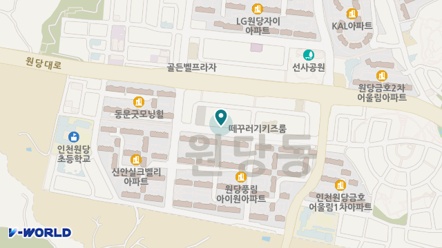 검단 다은요양원 위치 지도