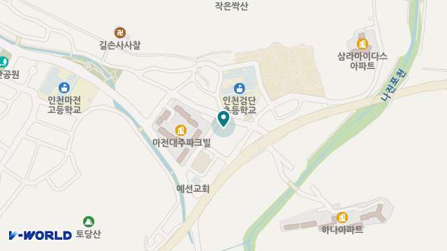 검단품안에요양원 위치 지도