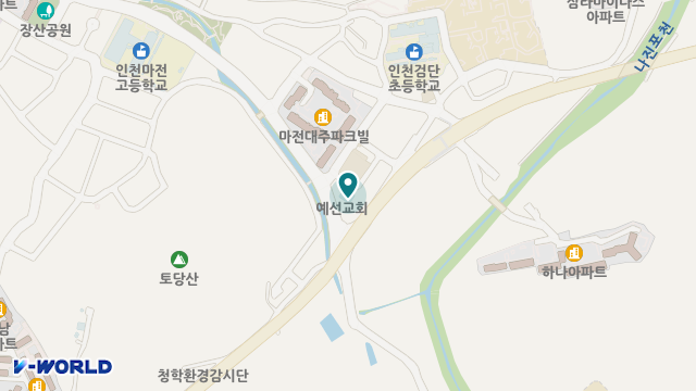 검단진요양원 위치 지도