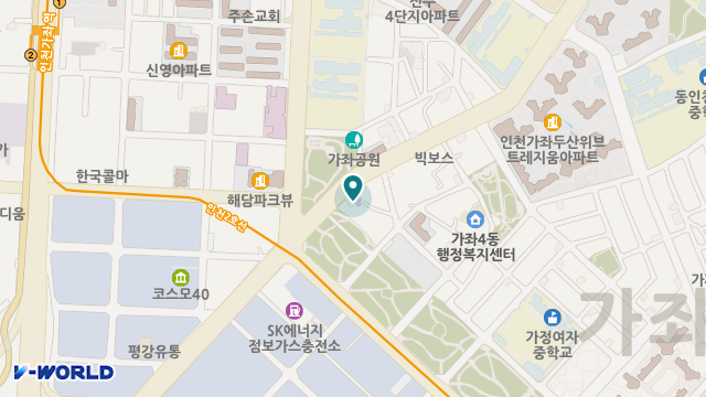 서인천요양원 위치 지도