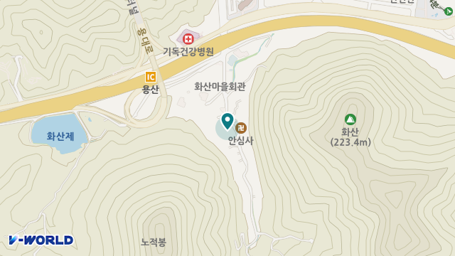 꽃메요양원 위치 지도