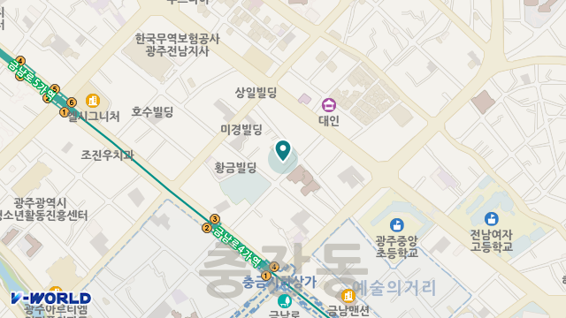 하나비젼실버홈 위치 지도