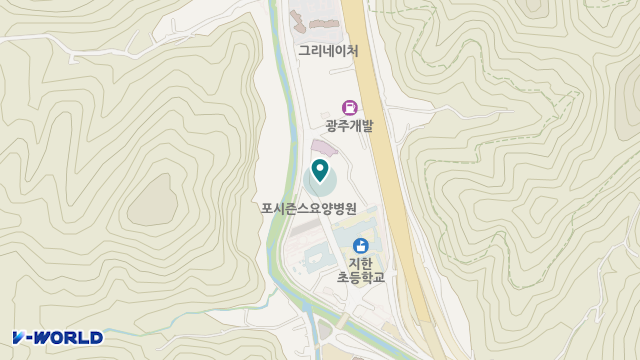 파인트리요양원 위치 지도