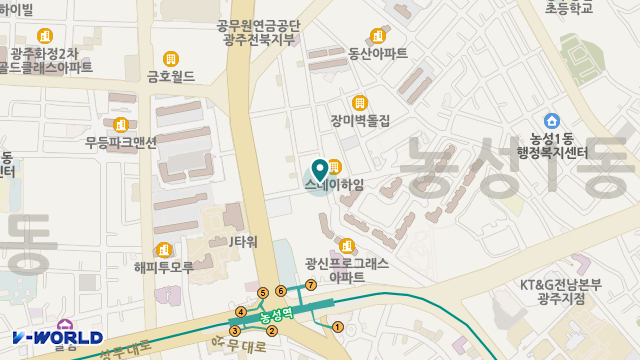 늘푸른요양원 위치 지도