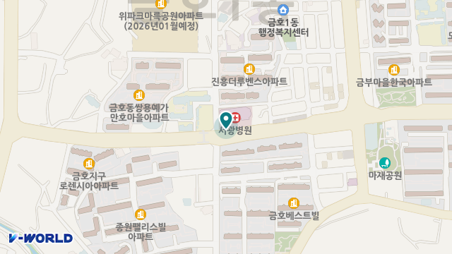 서광노블케어 요양원 위치 지도