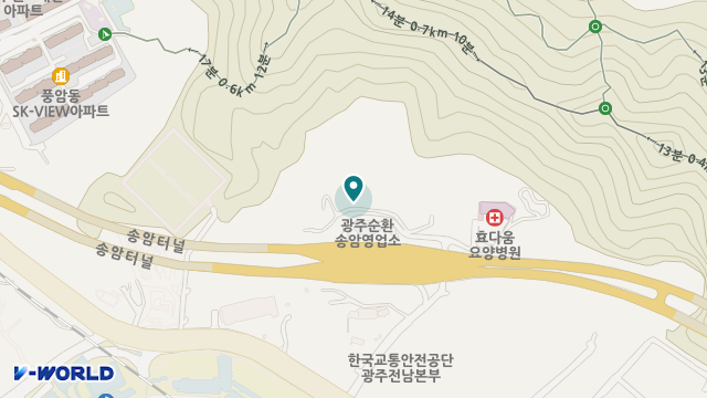 효사랑고향의집 위치 지도