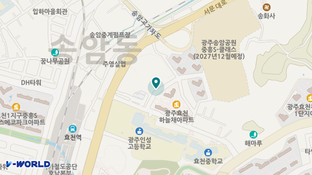 아름소망의집소규모노인종합센터 위치 지도