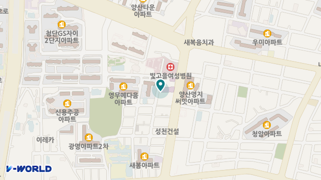 정겨움케어하우스 위치 지도