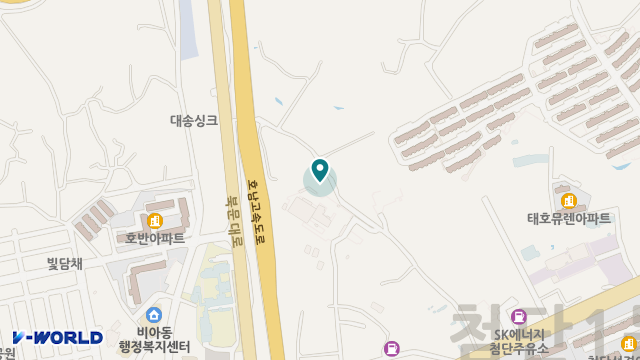 첨단요양원 위치 지도