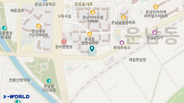 목련요양원 위치 지도
