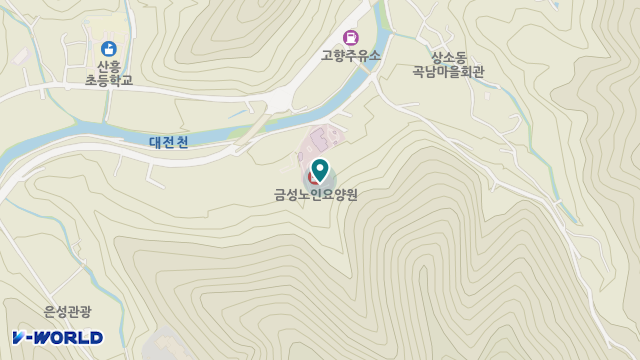 금성노인요양원 위치 지도