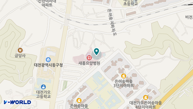 대전노인요양원 위치 지도
