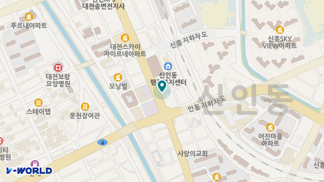 한울노인요양원 위치 지도
