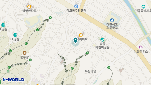 봄날실버홈 위치 지도