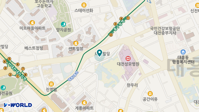 중구요양원 위치 지도