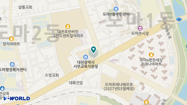 플래티늄서부노인요양원 위치 지도