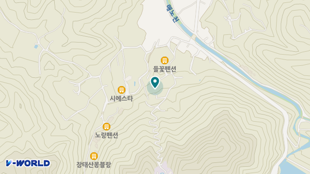 장태산요양원 위치 지도